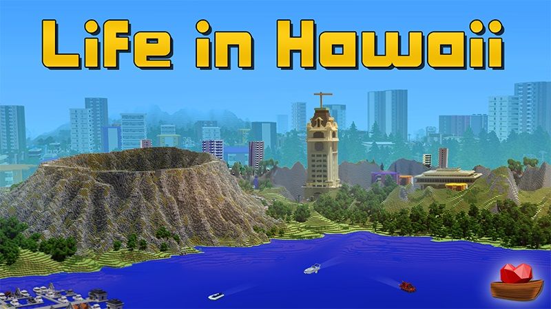 Life in Hawaii by Lifeboat (Minecraft Marketplace Map) - Minecraft Marketplace