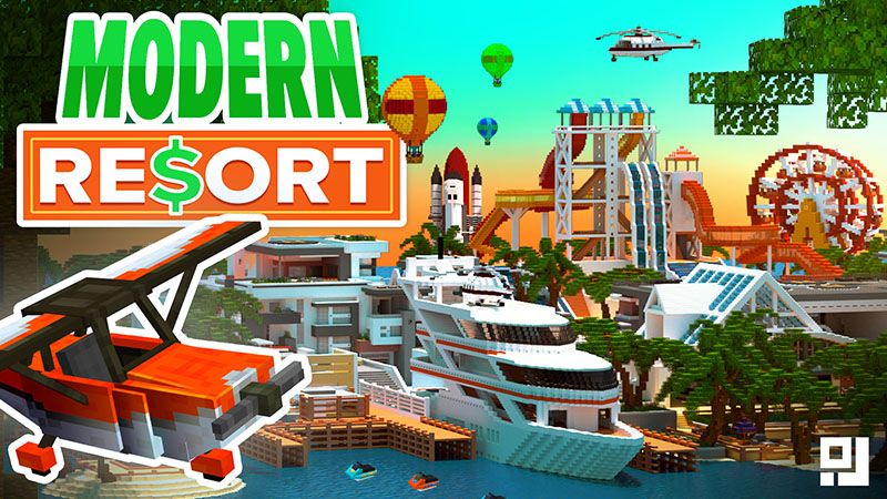 Modern Resort by inPixel (Minecraft Marketplace Map for Bedrock Edition) - Minecraft Marketplace